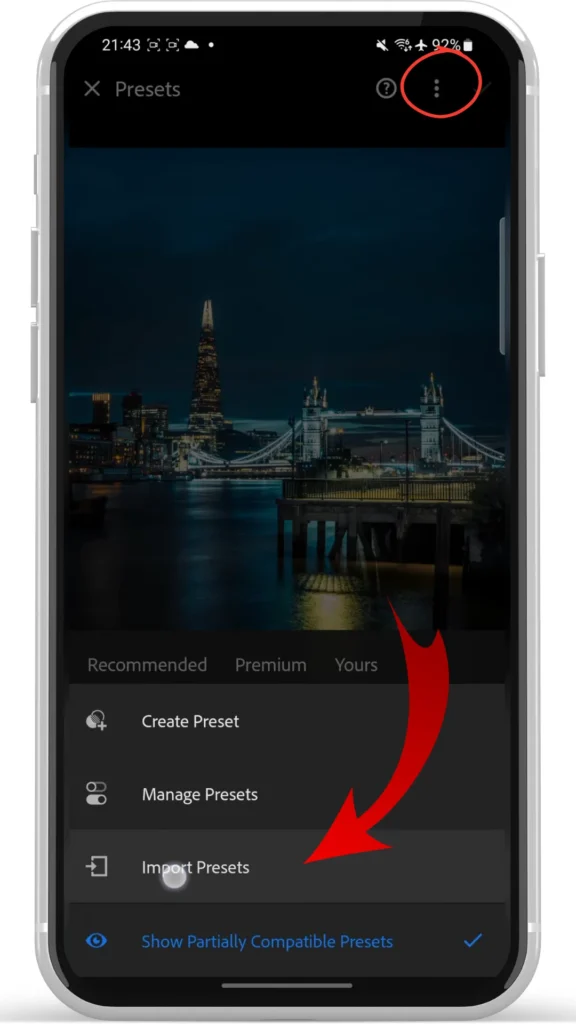 presets download setp three